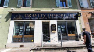 Gravity Immo / Enseigne Panneau