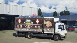 Au Chalet de Lucas / Total covering du chalet de vente