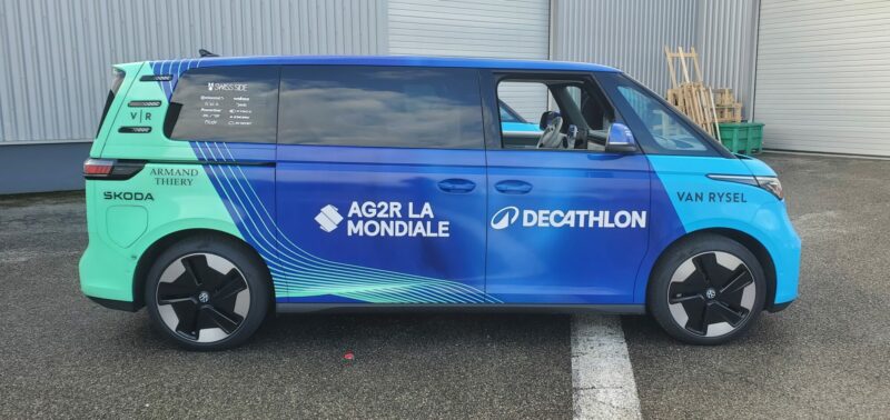 Total covering des VW de France cyclisme AG2R