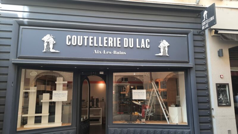 Coutellerie du Lac / Enseigne