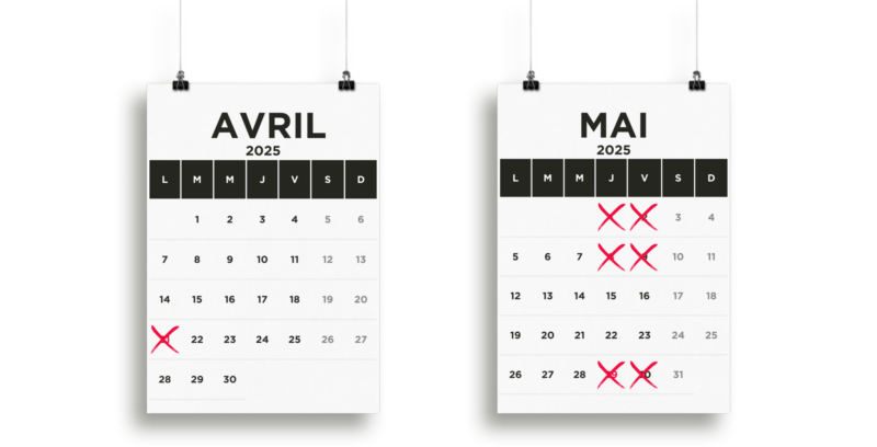 Ponts de mai : anticipez vos projets