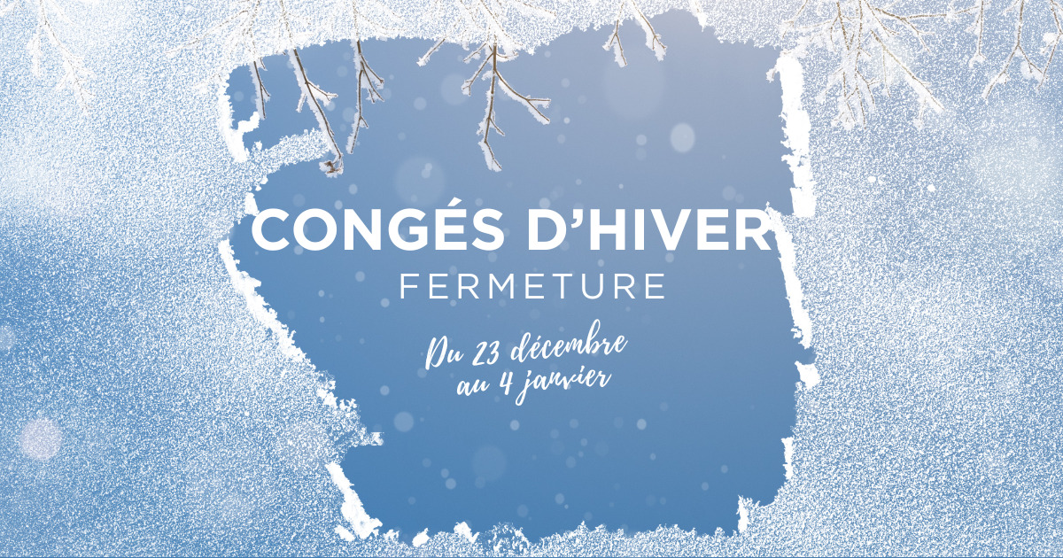 Annonce de la fermeture hivernale de PubliFlash du 23 décembre 2025 au 4 janvier 2026