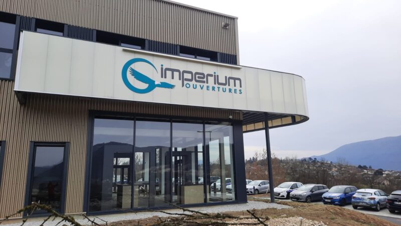 Signalétique extérieure pour Impérium Ouvertures