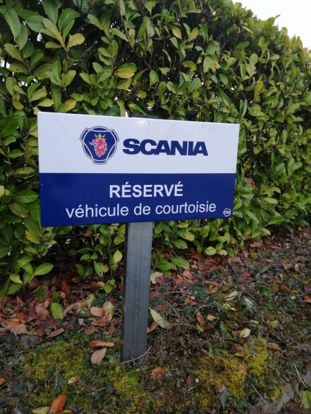 Scania / signalétique extérieure