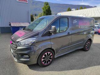 Chape Carreaux Design / Marquage 3 défonces Ford Transit Custom