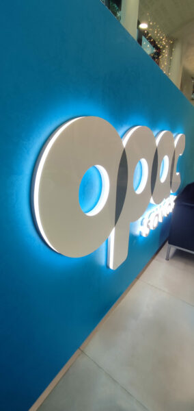 OPAC / Enseigne lumineuse intérieure