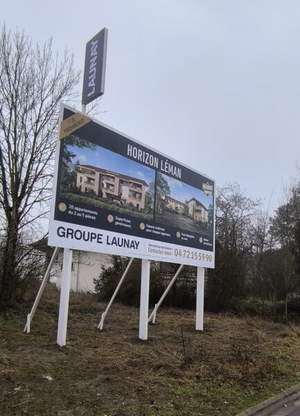 Groupe Launay / Panneau de chantier