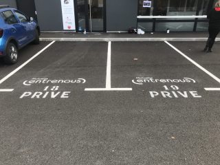 Mutuelles Entre Nous / Marquage au sol