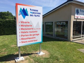 Vitrerie Miroiterie des Alpes / Panneau